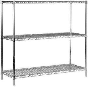 Paslanmaz çelik demonte tel ızgara istif rafı