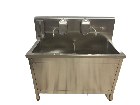 Pazlanmaz çelik fotoselli el yıkama ünitesi